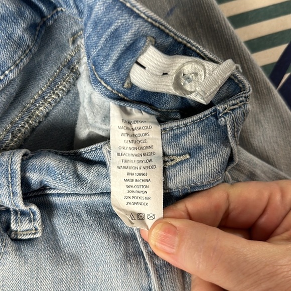 GIRL’S Indigo Rein Blue Distressed Jeans, 14 - Picture 5 of 11